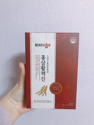 힘내라김홍삼 홍삼활력진 50ml x 5포 — 5점을 준 리뷰어가 2021년 3월 올린 사용 사진