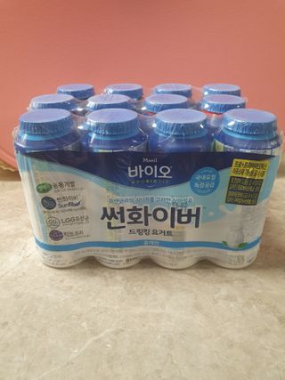 LIVE 매일바이오 썬화이버 드링킹 요거트 — 5점을 준 리뷰어가 2022년 8월 올린 사용 사진