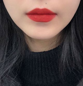 [블랙루즈]하프앤하프틴트 10종 中 택1+랜덤1 — 5점을 준 리뷰어가 2021년 2월 올린 사용 사진