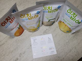 동결건조 과일칩 이치비야 4종 set — 4.5점을 준 리뷰어가 2021년 9월 올린 사용 사진