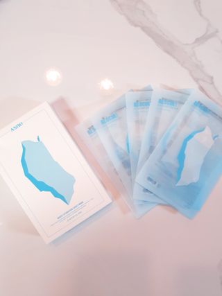 에이스노 레스큐 부스트 하이드레이션 시트마스크 — 4점을 준 리뷰어가 2021년 10월 올린 사용 사진