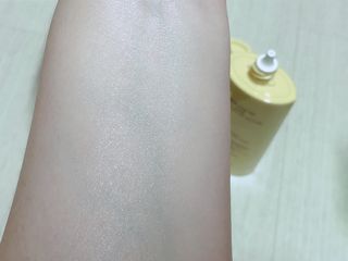 스킨큐어 산다화 유기농 레몬썬크림 — 5점을 준 리뷰어가 2021년 7월 올린 사용 사진