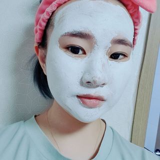리더스코스메틱 리더스 밀크 스폰지 마스크 — 4점을 준 리뷰어가 2021년 1월 올린 사용 사진