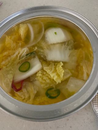 셰프애찬 단호박 백김치 1kg — 5점을 준 리뷰어가 2022년 10월 올린 사용 사진