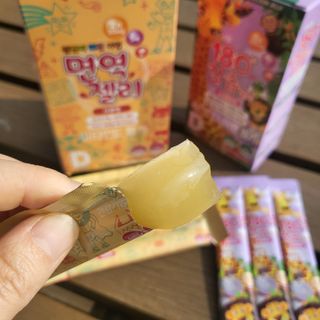 다나음 180도 칼슘젤리+아연면역젤리 — 5점을 준 리뷰어가 2022년 1월 올린 사용 사진