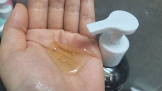 와프랩 운동하는 여성을 위한 더블유 미세먼지 세정 약산성 천연유래 샴푸 — 4점을 준 리뷰어가 2022년 3월 올린 사용 사진