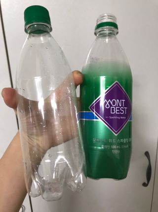 몽베스트 Montbest with Sparkling water Plain 20병 — 5점을 준 리뷰어가 2021년 10월 올린 사용 사진
