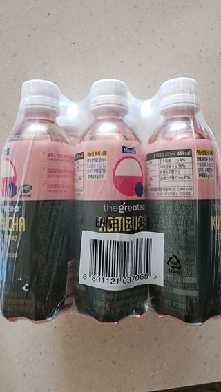 더그레잇티 콤부차 [매일유업] 더그레잇티 44kcal 콤부차 300ml *12개입 (오리지널 6개+베리리치 6개) — 5점을 준 리뷰어가 2023년 8월 올린 사용 사진