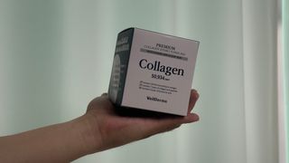 웰더마 프리미엄 콜라겐 하이드로 토너 패드 60매/1개 — 5점을 준 리뷰어가 2025년 7월 올린 사용 사진