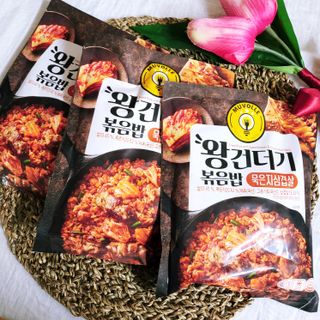 한성기업 무볼레 왕건더기 볶음밥 묵은지삼겹살 — 5점을 준 리뷰어가 2021년 10월 올린 사용 사진