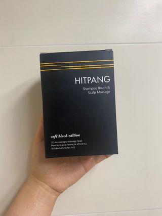 온가족 시원한샴푸 깨끗한두피 샴푸브러쉬 두피스케일링 히트팡블랙에디션 — 5점을 준 리뷰어가 2021년 8월 올린 사용 사진