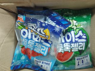 롯데제과 죠스바 아이스 톡톡 젤리 — 5점을 준 리뷰어가 2021년 10월 올린 사용 사진