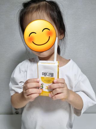메디웰 페디아드링크 미니 바나나맛 — 5점을 준 리뷰어가 2022년 8월 올린 사용 사진