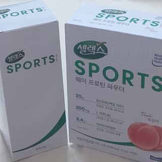 셀렉스스포츠 [복숭아맛] 셀렉스 스포츠 웨이 프로틴 파우더 스틱형 — 5점을 준 리뷰어가 2021년 5월 올린 사용 사진