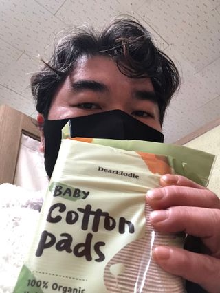 디어엘로디 유기농 무표백 건티슈 60매 — 5점을 준 리뷰어가 2022년 11월 올린 사용 사진