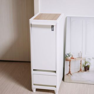 창신리빙 [프랑코 스마트 슬림 휴지통] 똑똑한 정리 수납 — 5점을 준 리뷰어가 2021년 8월 올린 사용 사진