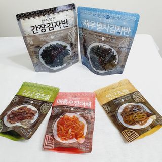 하나마이 [마마쿡] 전 청와대 천상현 셰프의 밑반찬  5종세트(소고기 장조림+연근조림+진미채+간장김자반+새우김자반) — 5점을 준 리뷰어가 2023년 4월 올린 사용 사진