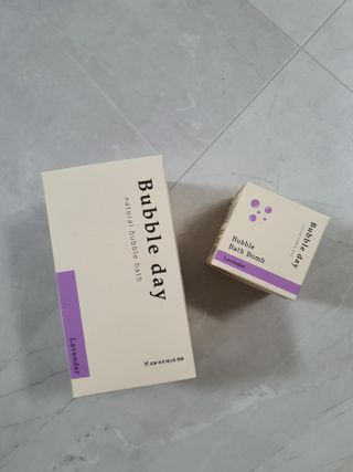 버블데이 아로마/과일 거품 입욕제 — 5점을 준 리뷰어가 2021년 7월 올린 사용 사진