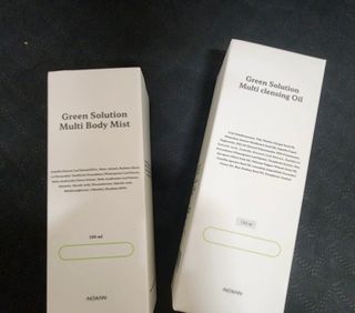 [녹산] 그린 솔루션 멀티 클렌징 오일 + 그린 솔루션 멀티 바디 미스트 — 4.5점을 준 리뷰어가 2022년 11월 올린 사용 사진