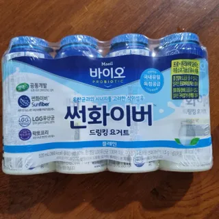 LIVE 매일바이오 썬화이버 드링킹 요거트 — 5점을 준 리뷰어가 2022년 8월 올린 사용 사진