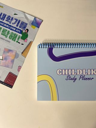 리훈 차일드라이크 초등학생 스터디 플래너 — 5점을 준 리뷰어가 2022년 3월 올린 사용 사진