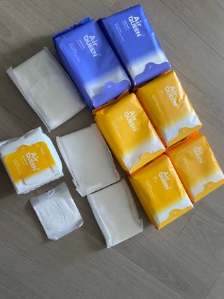 에어퀸 뉴브레스 유기농 생리대 4종 (팬티라이너 20P + 중형 10P + 대형 10P + 오버나이트 8P)_체험단 — 5점을 준 리뷰어가 2024년 7월 올린 사용 사진