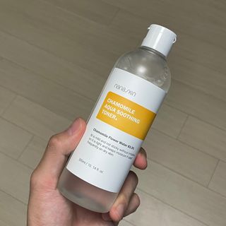 나나스킨 캐모마일아쿠아수딩토너 — 4.5점을 준 리뷰어가 2021년 3월 올린 사용 사진
