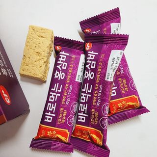 씨알푸드 건강기능식품 6년근 홍삼 함유, 바로먹는 홍삼바 30g 12개입 — 3.5점을 준 리뷰어가 2022년 3월 올린 사용 사진