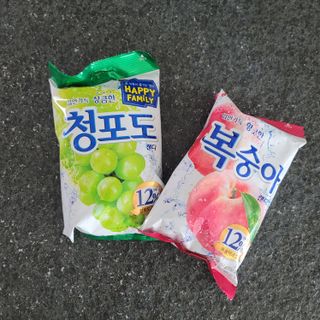 청포도캔디 복숭아캔디 — 5점을 준 리뷰어가 2022년 11월 올린 사용 사진