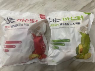 수플먼트 나는 마신닭!! 닭가슴살 주스키트, 먹기 힘들었던 닭가슴살 이제는 마시자 — 5점을 준 리뷰어가 2023년 3월 올린 사용 사진