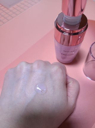 나우 [리브엠] 123억개 엑소좀으로 채운 눈부신 광채, 엑소코어 화이트닝 텐션 앰플 — 5점을 준 리뷰어가 2023년 6월 올린 사용 사진