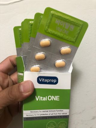 뉴트리션팩토리 비타프렙 바이탈원 종합비타민 멀티비타민 600mg — 5점을 준 리뷰어가 2021년 9월 올린 사용 사진