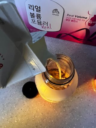 래디 리얼볼륨포뮬러 1박스(8개입) — 5점을 준 리뷰어가 2022년 3월 올린 사용 사진