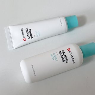 리더스코스메틱 리더스 카밍 바이오틱스 #1등 진정 기획세트 [에센스 워터150ml + 크림 마스크80ml] — 5점을 준 리뷰어가 2022년 8월 올린 사용 사진