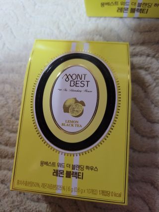 몽베스트 위드더 블랜딩 하우스 _레몬 블랙티 — 5점을 준 리뷰어가 2022년 12월 올린 사용 사진