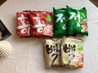 [풀무원] 자연은맛있다 정면, 백면, 홍면  세트 — 4점을 준 리뷰어가 2021년 4월 올린 사용 사진
