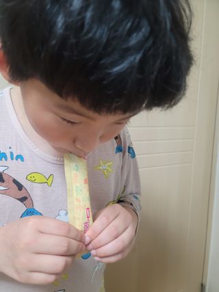 다나음 180도 칼슘젤리+아연면역젤리 — 4.5점을 준 리뷰어가 2022년 1월 올린 사용 사진