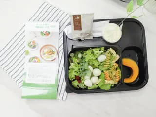 참살이도시락 작심삼일 샐러드도시락 3개 맛보기 새벽배송 또는 택배배송 — 5점을 준 리뷰어가 2021년 8월 올린 사용 사진