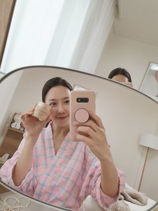 Dr.느루벗 느루벗 링클 솔루션 콘센트레이트 스네일 탄력 달팽이 크림 80g — 5점을 준 리뷰어가 2021년 4월 올린 사용 사진