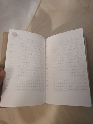 응원과 위로가 필요한 당신에게  리훈 하고싶은말 스터디 플래너 — 5점을 준 리뷰어가 2021년 5월 올린 사용 사진