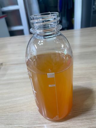 클린24시간 레드박스 1BOX(5포) + 전용보틀(500ml) — 5점을 준 리뷰어가 2024년 1월 올린 사용 사진