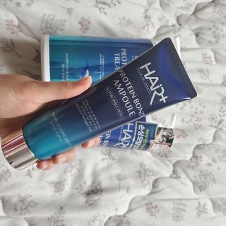 헤어플러스 단백질탈모샴푸 500ml+단백질본드앰플 145ml — 5점을 준 리뷰어가 2021년 3월 올린 사용 사진
