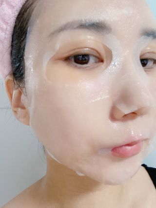 에이스노 레스큐 부스트 하이드레이션 시트마스크 — 5점을 준 리뷰어가 2021년 9월 올린 사용 사진