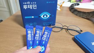 서울약사신협_내몸애눈건강루테인_2g x 50포 — 4.5점을 준 리뷰어가 2021년 1월 올린 사용 사진