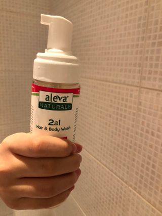 알레바 내츄럴 2in1 헤어 바디워시 — 5점을 준 리뷰어가 2021년 2월 올린 사용 사진