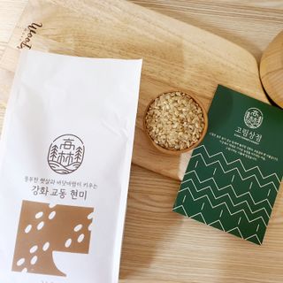 고림상점 풍부한 햇살과 바닷바람이 키우는 강화 교동 쌀 [백미1kg, 현미 1kg] 세트 — 5점을 준 리뷰어가 2021년 12월 올린 사용 사진