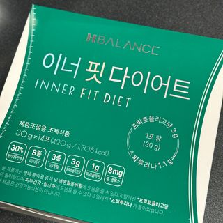 하나마이 이너핏 다이어트 30g x 14포 올인원 체중조절용 쉐이크 / 프락토올리고당+스피루리나 함유 피부탄력 까지~ — 5점을 준 리뷰어가 2023년 3월 올린 사용 사진