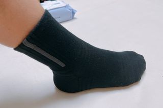 [사이즈가 있는 양말 필로이] 남자 골프 스포츠 발목 양말 2족 세트【 S, M, L, XL】4가지 사이즈 — 5점을 준 리뷰어가 2022년 7월 올린 사용 사진
