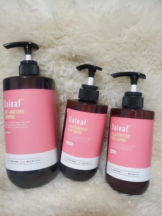달리프 진저 베러 퍼퓸 탈모 완화 샴푸 1000ml 향 3종 — 5점을 준 리뷰어가 2021년 1월 올린 사용 사진