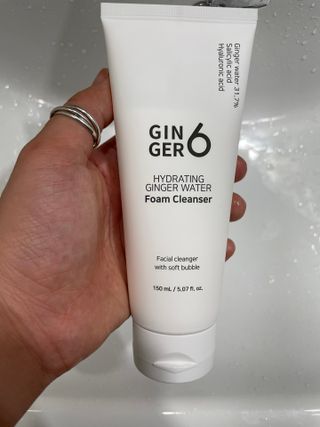 GINGER6 하이드레이팅 진저 워터 폼클렌징 — 5점을 준 리뷰어가 2021년 10월 올린 사용 사진